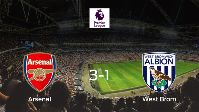 El Arsenal gana en casa al West Bromwich Albion por 3-1 El Arsenal gana en casa al West Bromwich Albion por 3-1