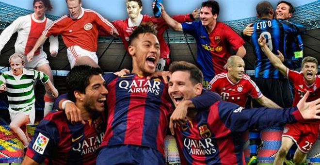 El Barça de Messi entra de lleno en la historia con el segundo triplete El Barça de Messi entra de lleno en la historia con el segundo triplete