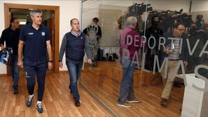 Las Palmas/Quique Setién mantienen una relación muy tensa Las Palmas/Quique Setién mantienen una relación muy tensa