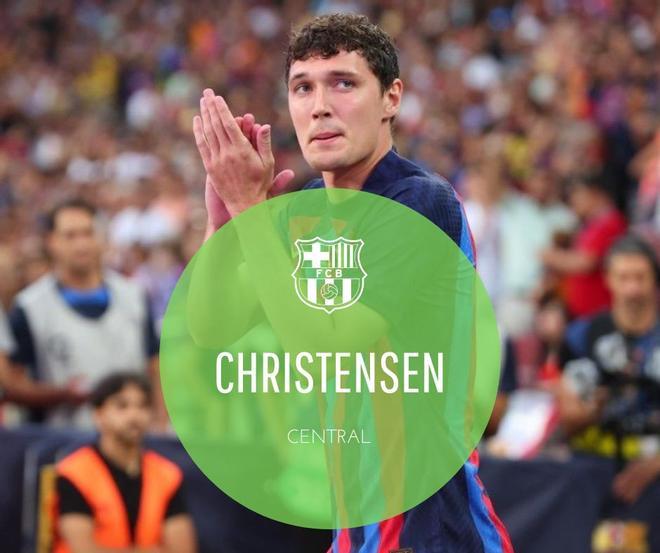 Christensen: Elegancia y pulcritud para la línea defensiva. Como agente libre tras terminar contrato con el Chelsea, el británico refuerza la defensa y puede ser un recurso muy útil para el técnico.
