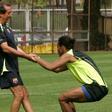 Paco Seirul·lo, con Ronaldinho