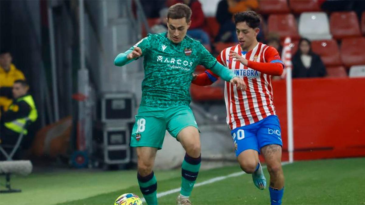 Resumen, goles y highlights del Sporting de Gijón 1 - 1 Levante de la jornada 22 de LaLiga Smartbank