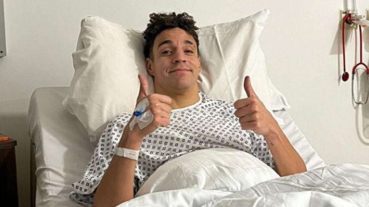 Rodrigo Moreno después de su operación Rodrigo Moreno después de su operación