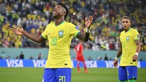 Brasil - Suiza | El gol anulado de Vinicius
