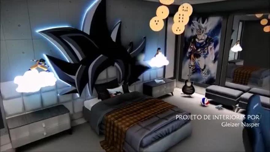 El dormitorio que todo fan de Dragon Ball quisiera tener