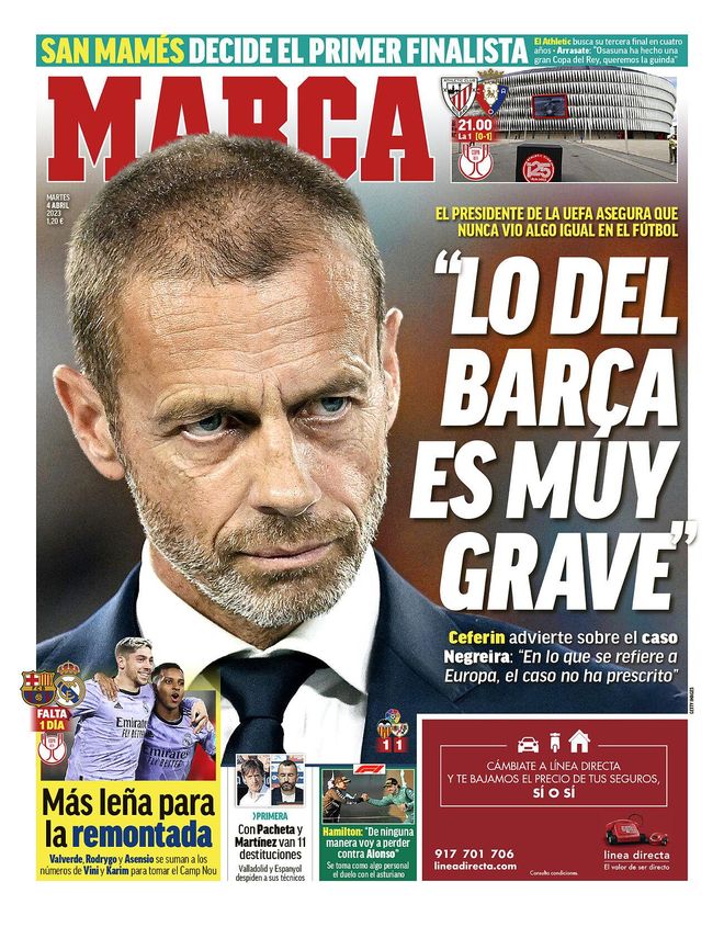 Fotos Comunicación Estas son las portadas de la prensa deportiva de hoy Fotos Comunicación Estas son las portadas de la prensa deportiva de hoy