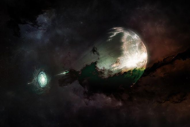 Graban una colisión estelar a 20.000 millones de años luz de la Tierra