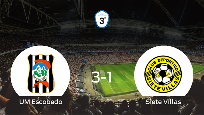 Tres puntos para el equipo local: UM Escobedo 3-1 Siete Villas Tres puntos para el equipo local: UM Escobedo 3-1 Siete Villas