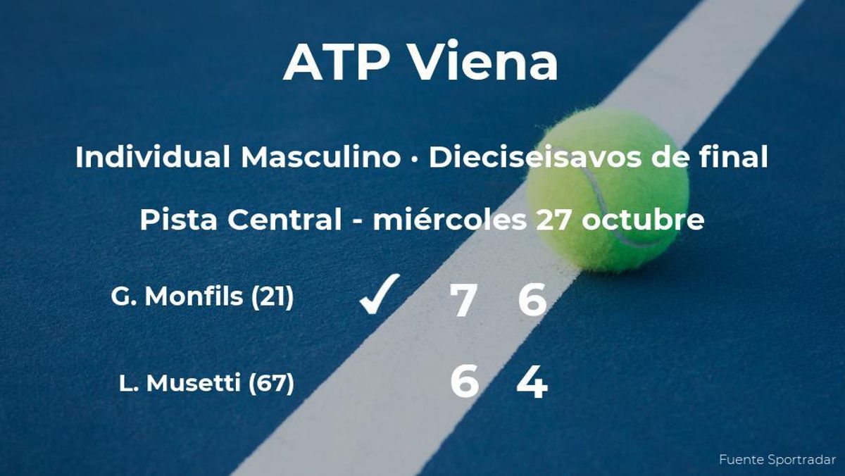 Gael Monfils gana en los dieciseisavos de final del torneo ATP 500 de Viena Gael Monfils gana en los dieciseisavos de final del torneo ATP 500 de Viena