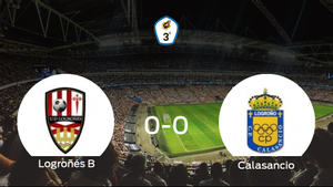 El Logroñés B y el Calasancio se reparten los puntos en un partido sin goles (0-0) El Logroñés B y el Calasancio se reparten los puntos en un partido sin goles (0-0)