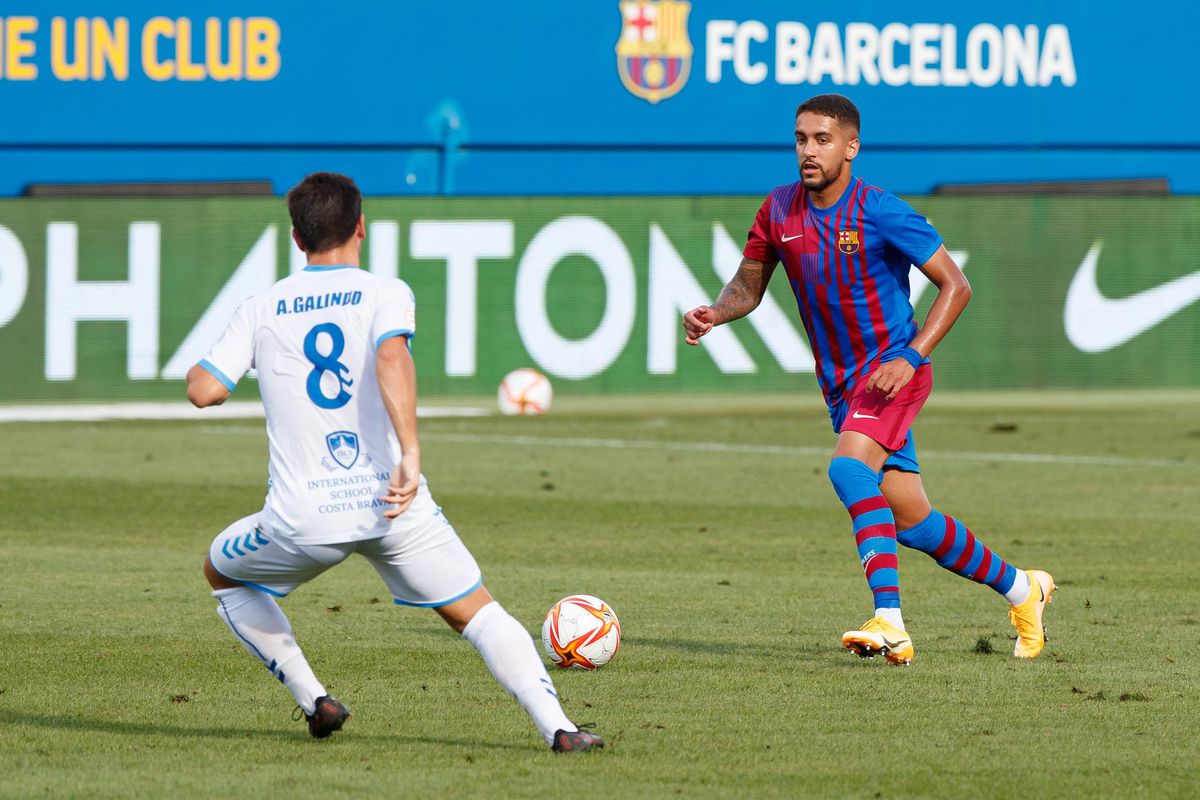 Matheus Pereira está jugando a buen nivel en su tercera temporada con el Barça B Matheus Pereira está jugando a buen nivel en su tercera temporada con el Barça B