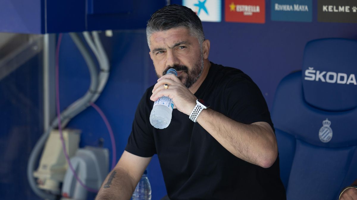 Gennaro Gattuso, entrenador del Valencia Gennaro Gattuso, entrenador del Valencia