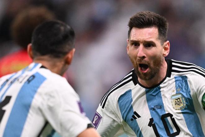 El gol de Messi ante México en el Mundial y la celebración de Argentina