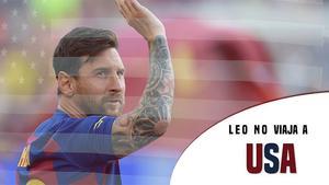 Messi se lesiona y se pierde la gira americana del equipo