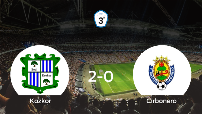 2-0: El Beti Kozkor se impone al Cirbonero en casa 2-0: El Beti Kozkor se impone al Cirbonero en casa