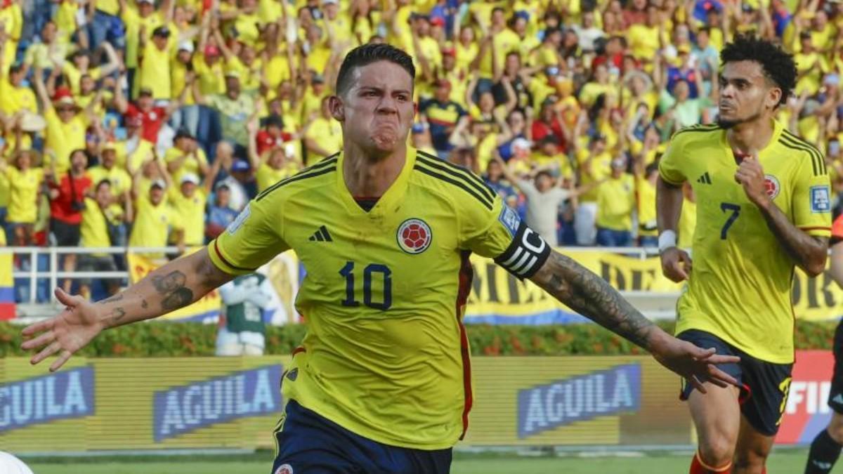 James vuelve a deslumbrar con Colombia