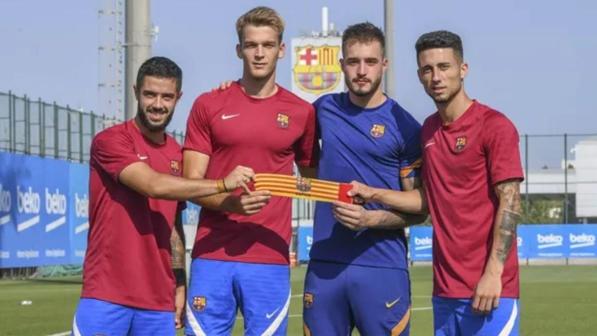 El Barça B anuncia los cuatro capitanes para la Primera RFEF