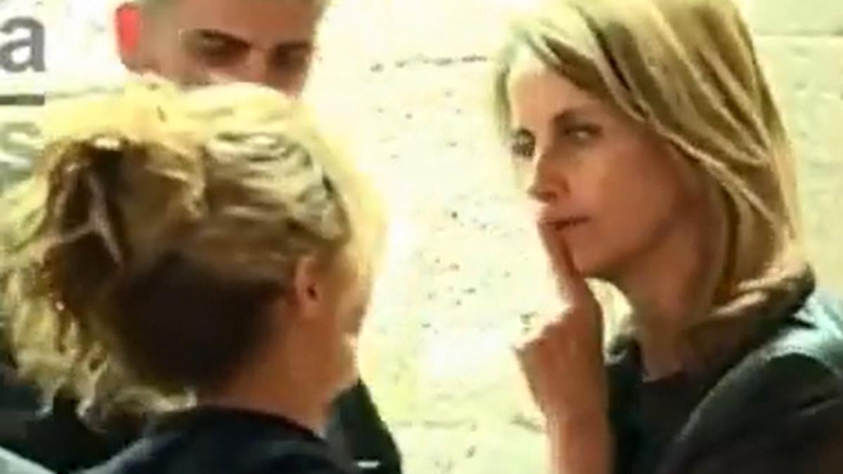 Shakira y la madre de Piqué, discutiendo