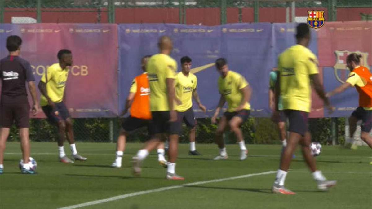 Cinco jugadores del filial del Barça se unen al entrenamiento