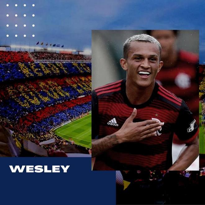 Wesley (Flamengo) fue una de las opciones que estuvo hasta el final sobre la mesa