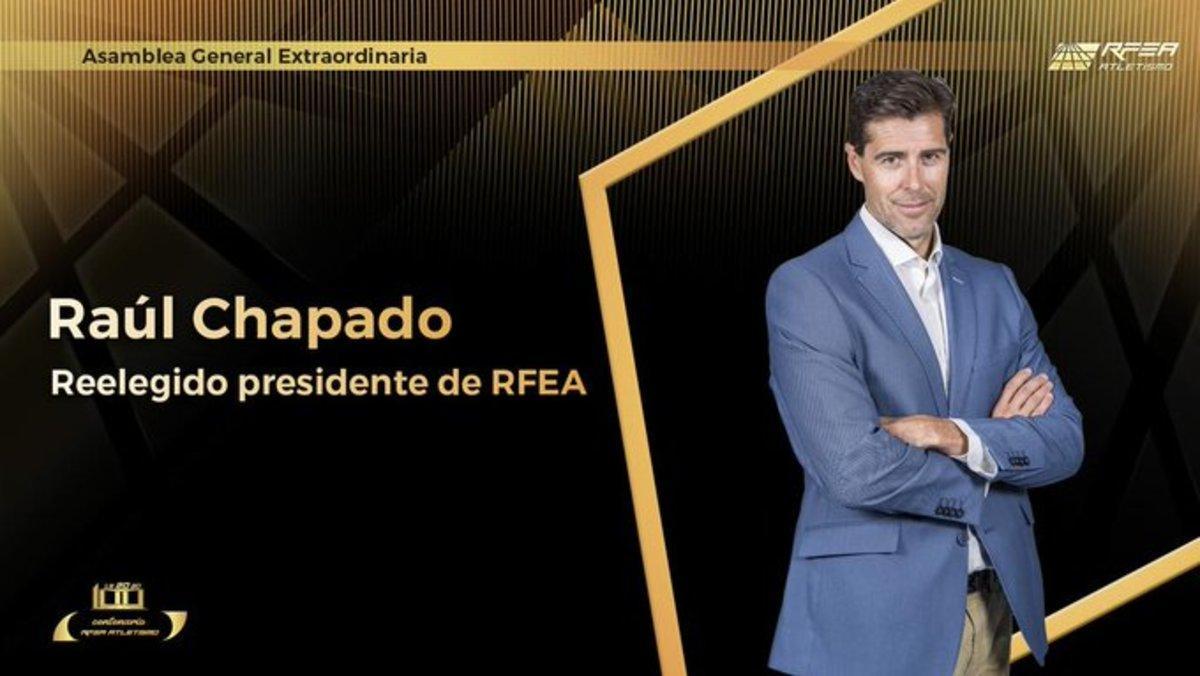 La Asamblea de la RFEA ha reelegido a Chapado como presidente