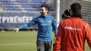 Eder Sarabia está con muchísimas ganas de debutar en el banquillo del Andorra Eder Sarabia está con muchísimas ganas de debutar en el banquillo del Andorra