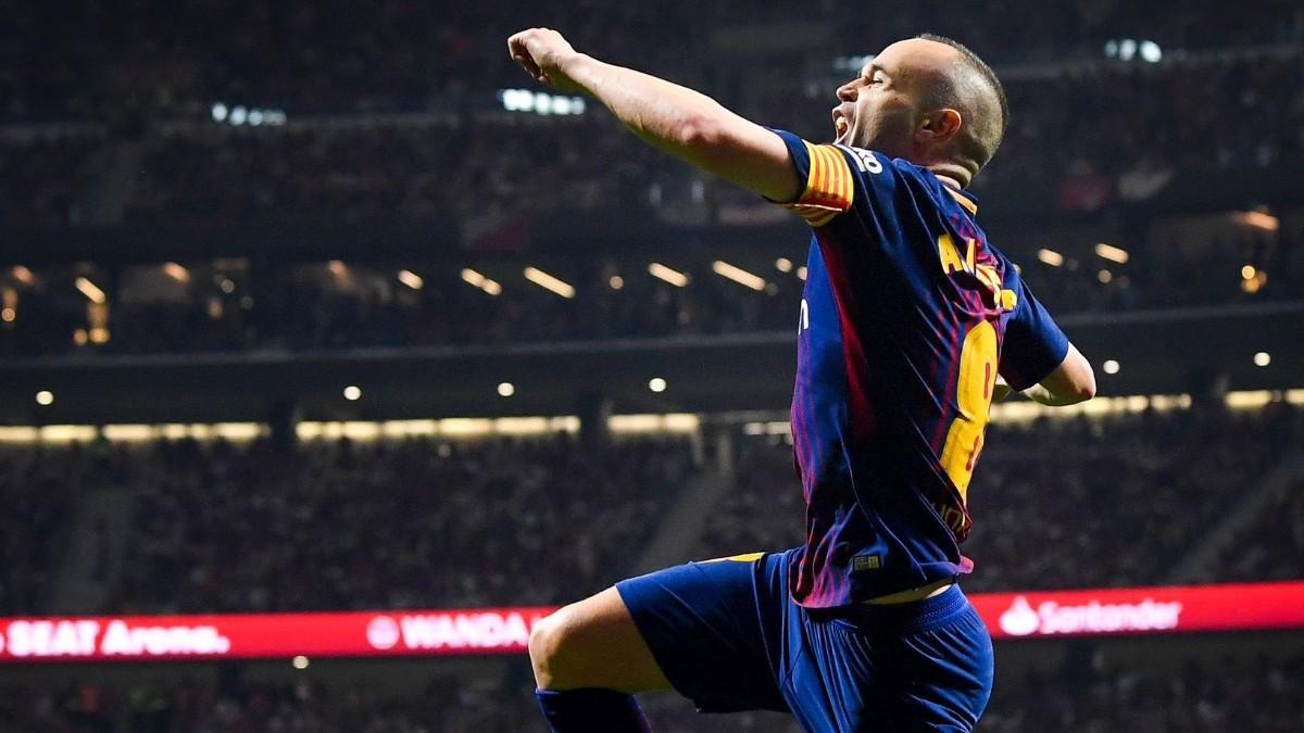 Four years have passed since Iniesta's last goal with the Barça shirt