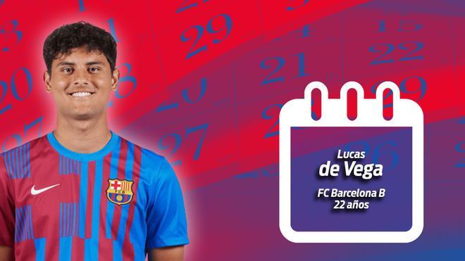 Lucas De Vega es uno de los futbolistas del filial que acaba contrato