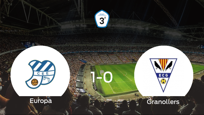Tres puntos para el equipo local: CE Europa 1-0 EC Granollers Tres puntos para el equipo local: CE Europa 1-0 EC Granollers