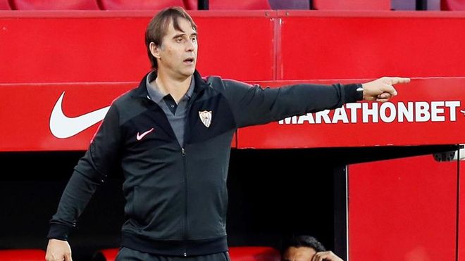 Julen Lopetegui, entrenador del Sevilla Julen Lopetegui, entrenador del Sevilla