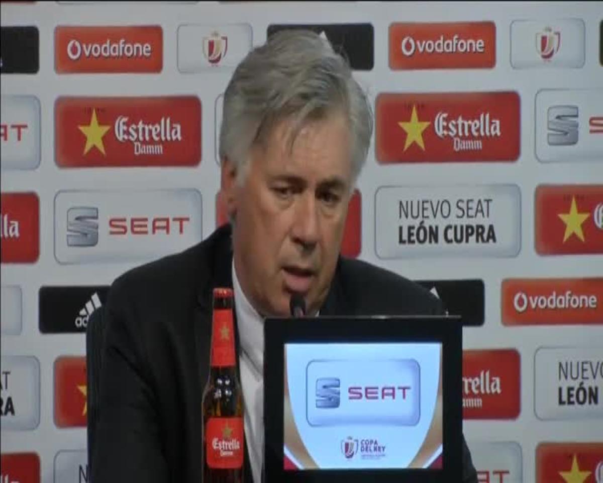 Ancelotti, satisfecho con su primer título con el Madrid