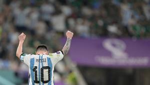 Messi fue protagonista de la victoria ante México