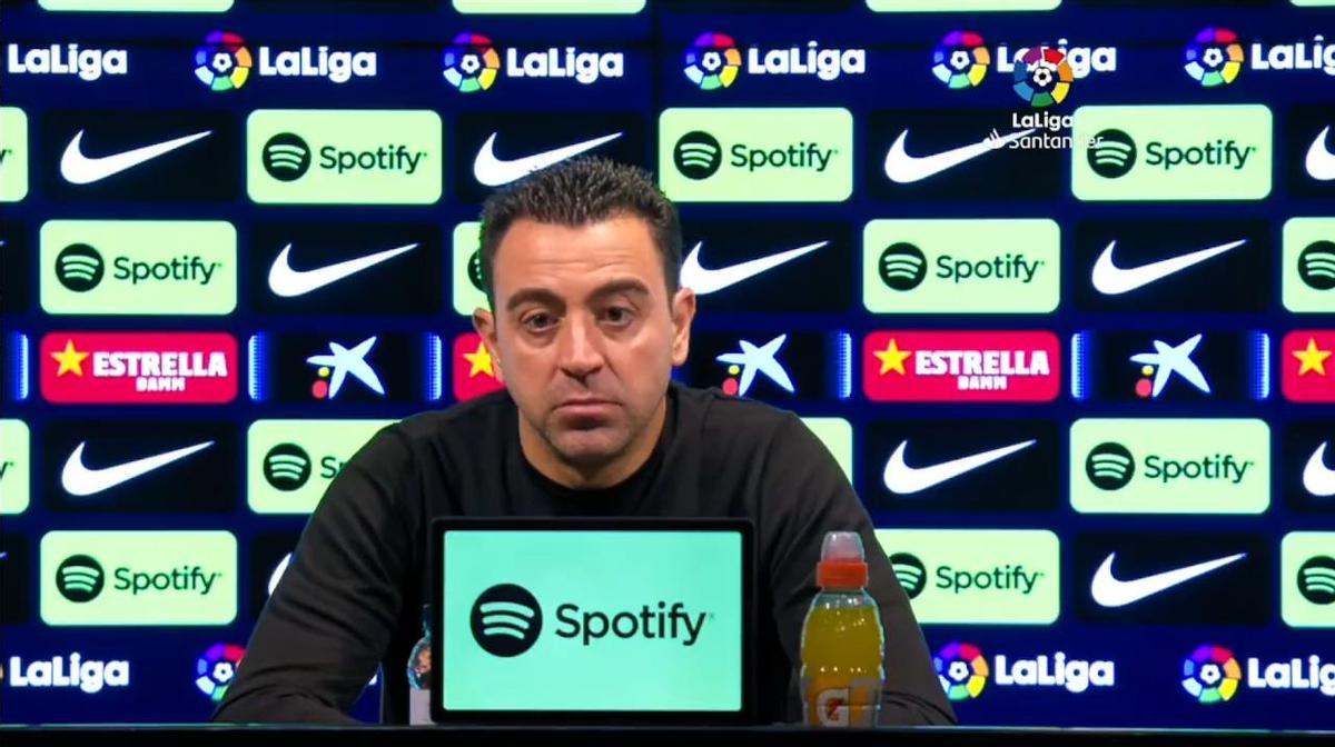 DERBI FC BARCELONA - ESPANYOL | Xavi: “El partido se le ha descontrolado a  Mateu, pero el empate es culpa nuestra”