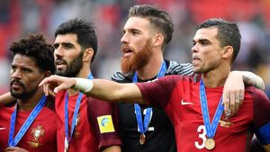 Pepe fue el artífice de la medalla de bronce conquistada por Portugal en la Copa Confederaciones Pepe fue el artífice de la medalla de bronce conquistada por Portugal en la Copa Confederaciones