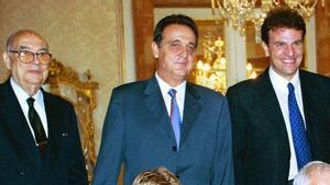 José María Enríquez Negreira (centro) en una imagen de 2004
