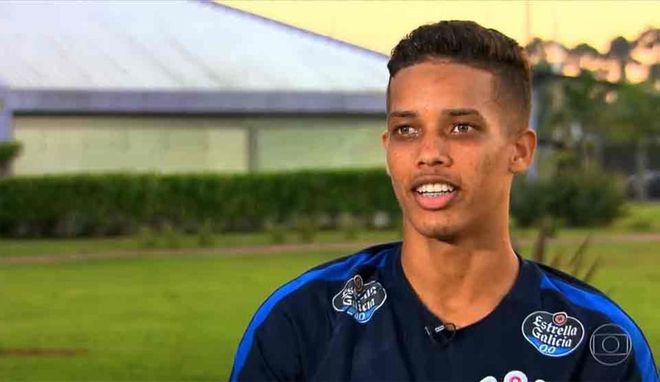 Pedrinho, jugador del Corinthians Pedrinho, jugador del Corinthians