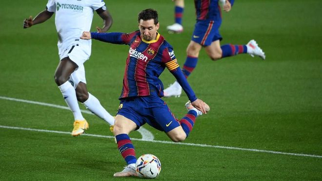 Messi ha abierto la lata contra el Getafe en el Camp Nou Messi ha abierto la lata contra el Getafe en el Camp Nou