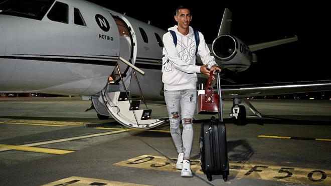 Di María aterriza en Turín para fichar por la Juventus