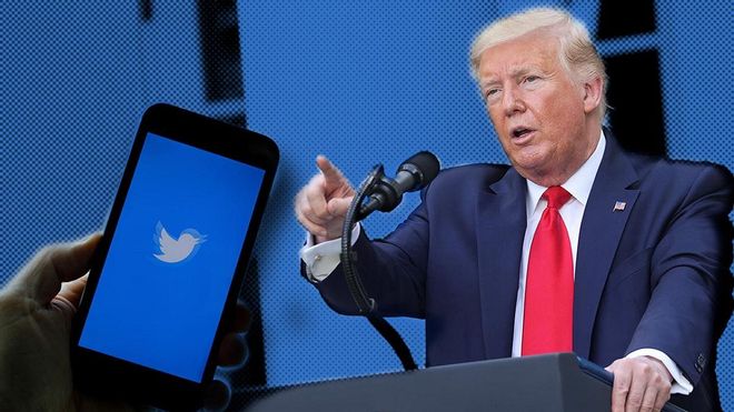 Suspendida una cuenta por compartir publicaciones del presidente Trump Suspendida una cuenta por compartir publicaciones del presidente Trump