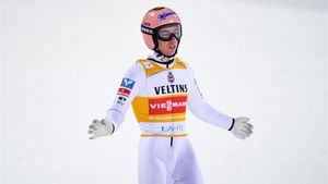 Kraft tras un salto en Finlandia Kraft tras un salto en Finlandia