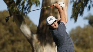 Jon Rahm durante el torneo Genesis Invitational. Jon Rahm durante el torneo Genesis Invitational.