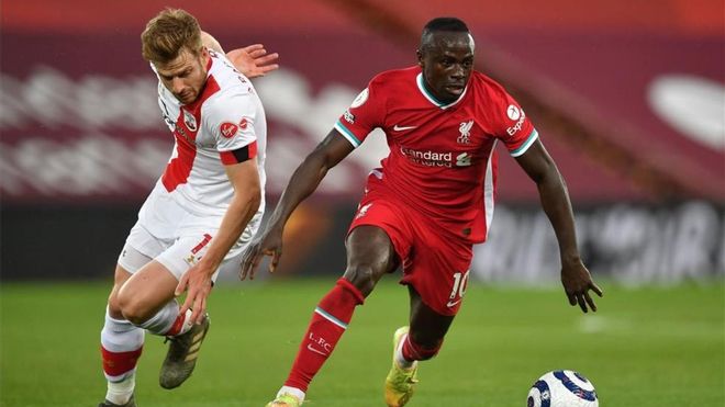 Sadio Mané, durante un partido del Liverpool esta temporada. Sadio Mané, durante un partido del Liverpool esta temporada.