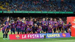 La plantilla del FC Barcelona