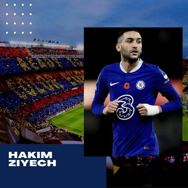Ziyech estuvo en la órbita del Barça, pero se decantó por el PSG... aunque al final no ha podido salir del Chelsea