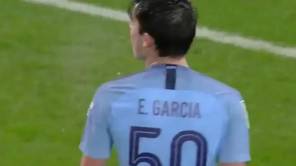 Así fue el debut de Eric García como titular con el City