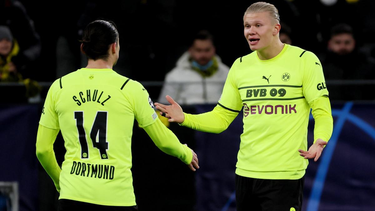 Borussia Dortmund - Besiktas: Doblete de Erling Haaland