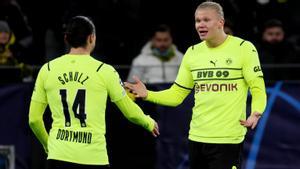 Borussia Dortmund - Besiktas: Doblete de Erling Haaland