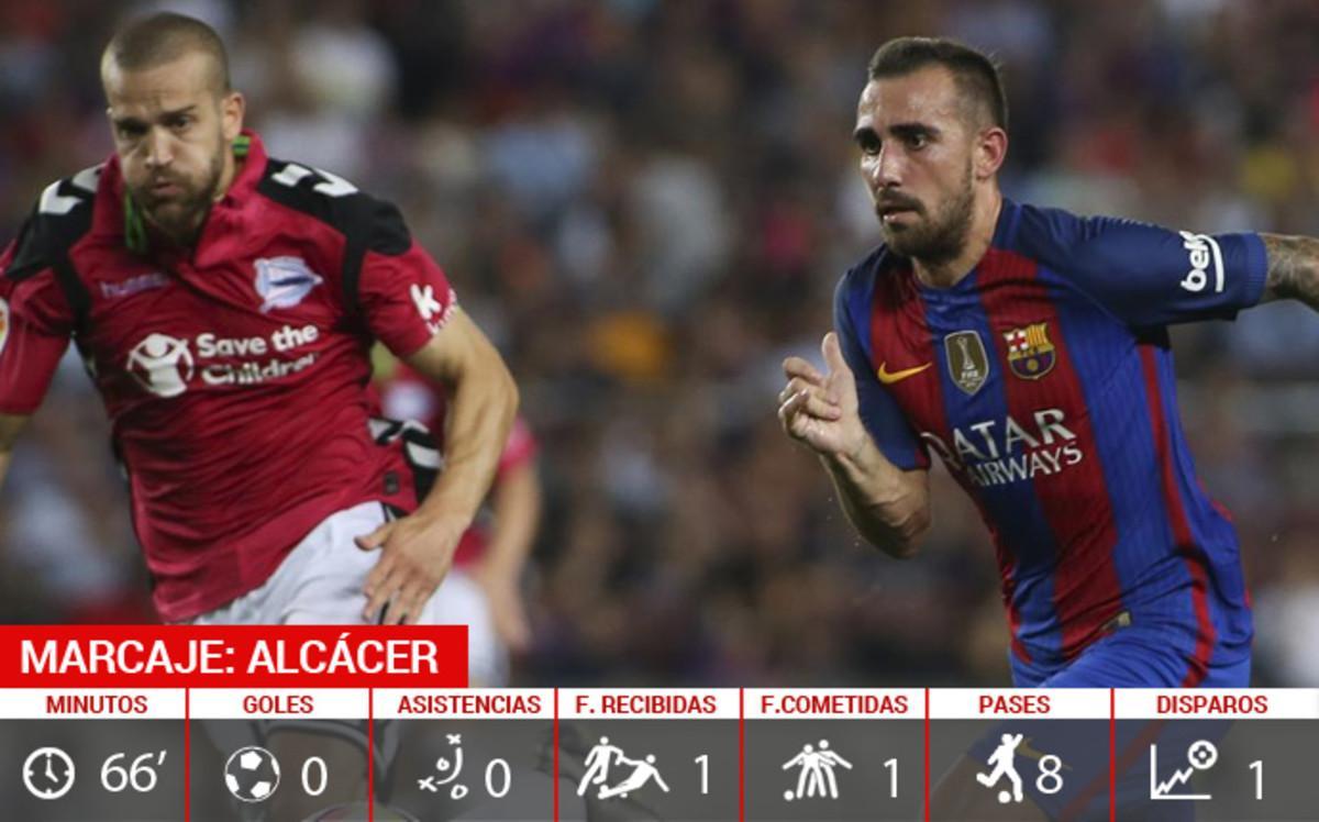 Paco Alcácer no tuvo un debut afortunado como futbolista del FC Barcelona