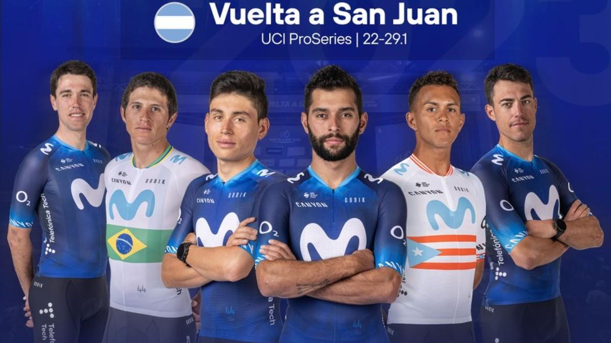 exótico literalmente Interpretativo Ciclismo | Movistar confirma su equipo para la Vuelta San Juan