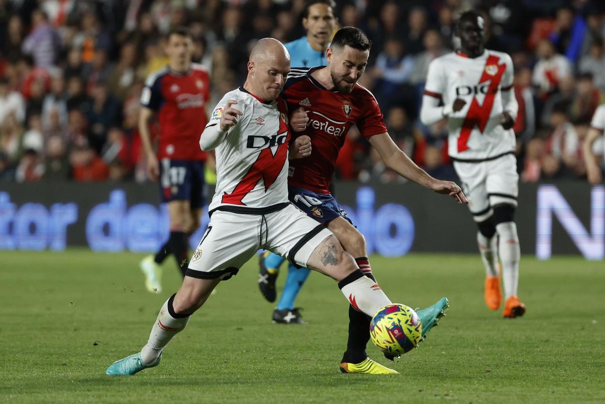 Resumen, goles y Highlights del Rayo 2 - 1 Osasuna de la jornada 29 de LaLiga Santander
